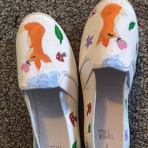 Hand painted shoes
